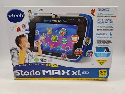 Vtech 80-194604 Storio MAX XL 2.0 Kindertablet, Blau Französische Version - Bild 1 von 4
