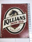 Killian's Irish Red Rustic Retro Metal Tin Sign 20x 12.5”