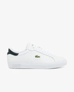 Lacoste Men's Powercourt Leather Sneakers Men White 49SMA00811R5 - Picture 1 of 6