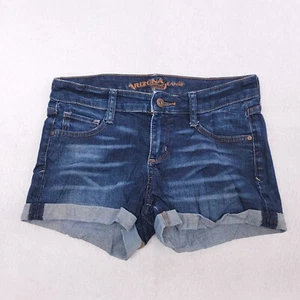 Arizona Jean Co Button Zip Casual Denim Jean Short Shorts Womens Size 5 Blue - Picture 1 of 8