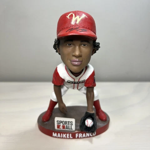 Signed Maikel Franco Bobblehead Williamsport Crosscutters SGA Phillies MILB Cover