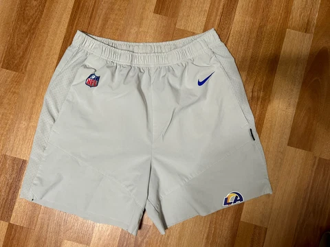 Odell Beckham Jr Team Issued Nike Dri-Fit LA Los Angeles Rams Shorts Men's M Cover