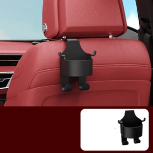 Car Headrest Seat Back Organizer Cup Holder Drink Pocket Food Tray Cup Holder - Picture 1 of 7