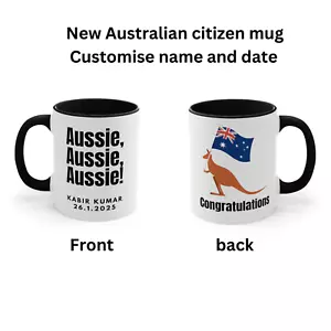 Australian citizen mug personalised Aussie gift Australia Day - Picture 1 of 5