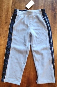 OLD NAVY KIDS Fleece Pants - Light Blue w Navy Stripes - Size 4T - Pocket - Picture 1 of 5