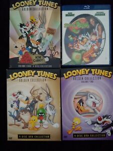 Looney Tunes - DVD Lot! Gold collection volume 1,2,&4 plus Space Jam!