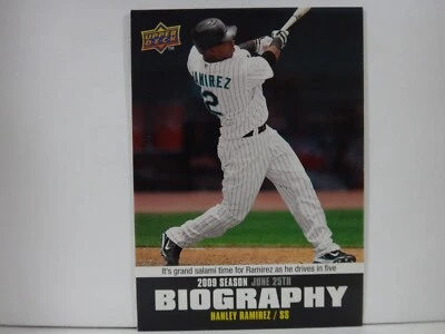2010 Upper Deck Season Biography Hanley Ramirez #SB-100 - Image 1 of 2