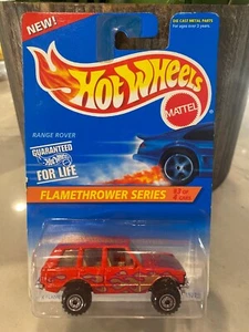 1996 Hot Wheels #386 Lanzallamas Serie 3/4 Range Rover Rojo W/ o-Hw Logo W/ CT - Imagen 1 de 1