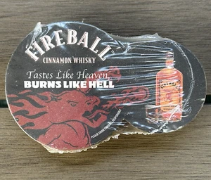 Pack of 25 Fireball Cinnamon Whisky Cardboard Bar Coasters Recipes New Sealed - Picture 1 of 7