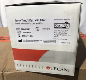 TECAN 200μL LiHa Einwegspitzen mit Filter (10x96=960 Spitzen) REF: 30057821 - Bild 1 von 6