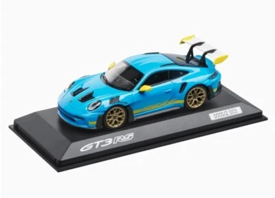 1/43 Porsche 911 992 GT3 RS 2023 Light Blue  Model Car by Spark WAP0205110SGT3 - Image 1 of 3