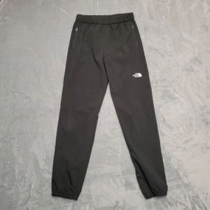 North Face Pants Boys L Black Flashdry Lightweight Jogger Track Elastic Waist - Picture 1 of 17