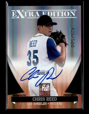 2011 Donruss Elite Extra Edition #P-37 Chris Reed Prospects Signature #/500 - Image 1 of 2
