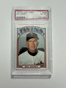 Bill Rigney #389 PSA Graded EX-MT 6 (1972 O-Pee-Chee) - Bild 1 von 6