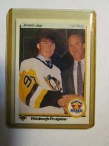 1990-91 Upper Deck French #356 JAROMIR JAGR (RC) Pittsburgh Penguins Rookie - Bild 1 von 1