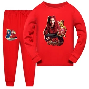 Descendants4 5-12 Year Old Girls' Pajama Set, Boys' Cartoon Long Sleeve Set - Picture 1 of 30
