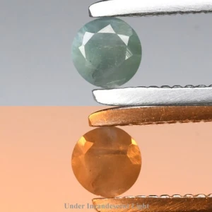 💎 0.10ct 3mm Round Natural Green Alexandrite - Russia Gemstone - Bild 1 von 6