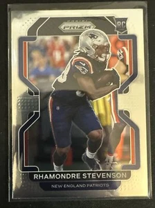 2021 Panini Prizm Rhamondre Stevenson Silver Prizm Rookie RC #367 Patriots SP - Picture 1 of 1