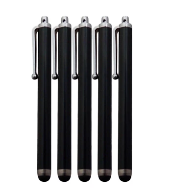 5 x Stylus Touchpen schwarz Eingabestift Smartphone Tablet iPhone Samsung iPad - Bild 1 von 4