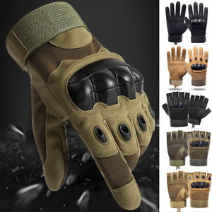 Military Tactical Glove Winter Full Finger Fingerless Gloves Army Combat Hunting
