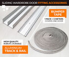 Sliding Wardrobe Accessories: Aluminium Quality Track and Rail | Bumper Tape