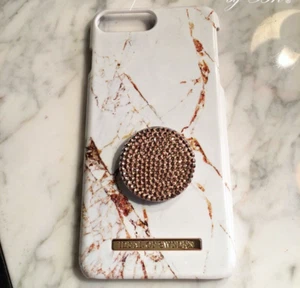 Bling Solid Color Pop Socket AUSTRIAN CRYSTAL Phone Grip iPhone Holder Bedazzled - Picture 1 of 15
