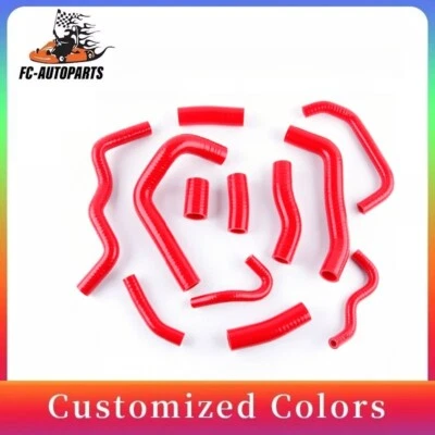 For Honda CBR1000RR 2004-2005 Fireblade Silicone Radiator Red Hoses 12pcs - Imagem 1 de 4