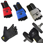 REDRUM Leather Gym gloves Weight Lifting Fitness Bodybuilding workout gloves