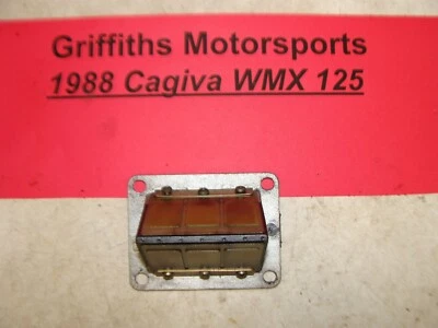 Cagiva WMX 125 1988 fabricante original AHRMA WRK cañas válvula de admisión caña jaula bloque pétalos Foto 1 de 4