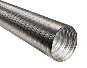 Flexible Schornstein-Abgasauskleidung 100 mm / 0,5 m Edelstahl Flexirohr - Bild 1 von 1