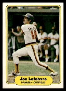 1982 Fleer #575 Joe Lefebvre San Diego Padres Baseball card - Picture 1 of 2