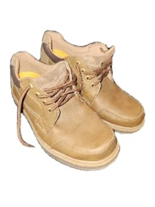 Thom McAn Shoes Men Size 9.5 Leather Lace Up Oxford Casual Brown Gus - Picture 1 of 5