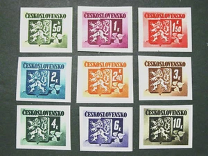 Czechoslovakia, 1945 Bratislava Issue,  Coats of Arms, Scott 266-271A, MNH - Imagen 1 de 3