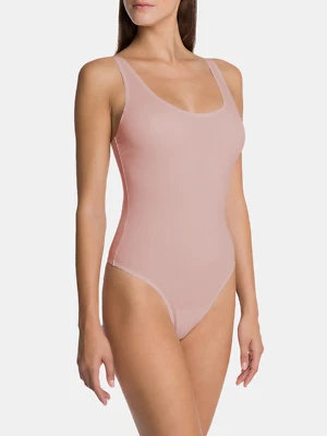 Wolford Woman's Ribbed Thong Bodysuit Pink Size XS powder pink NWOT - Image 1 of 2