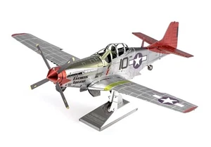 Mustang Tuskegee P-51D Airmen Metal Earth Premium Series 3D Model DIY Kit ICX142 - Picture 1 of 10