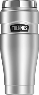 THERMOS Stainless King Vacuum-Insulated Travel Tumbler, 16 Ounce, Matte Steel - Image 1 of 4