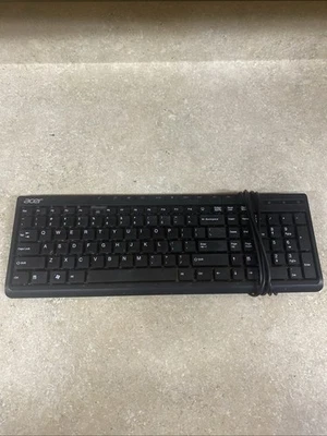 Acer model SK-9621  Wired USB Slim Desktop Keyboard  slim - Image 1 of 4