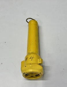 Britannia Blaze – Vintage Yellow-Coated Navy Safety Torch by SA Equipment Ltd - Picture 1 of 15