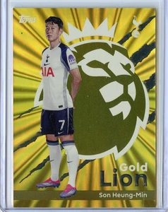 Tarjeta Heung-Min Son Gold Lion #GL16 Topps Premier League 25/26 - Imagen 1 de 2