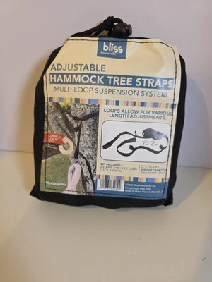 Bliss Hammocks Adjustable Hammock Tree Straps Multi-Loop Suspension System - Image 1 of 2