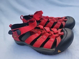 Keen Unsex Kinder wasserdichte rote Outdoor-Sandalen US-Größe 5 - Bild 1 von 7