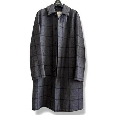 Abrigo de Lana MACKINTOSH Dunkeld 42 Negro Gris Foto 1 de 4