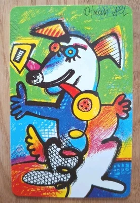 Telefonkarte P 13 09.93 300.000 Otmar Alt - Jahr des Hundes 12 DM Telekom - Bild 1 von 2