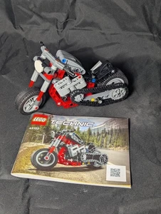LEGO 42132 Technic Chopper 2 en 1 Modelo Aventura Moto Faltan pegatinas - Imagen 1 de 6