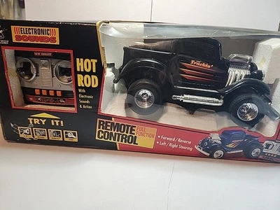 Vintage 1998 New Bright Hot Rod 1:16  RC Pickup - Complete In Box - WORKS - Image 1 of 4