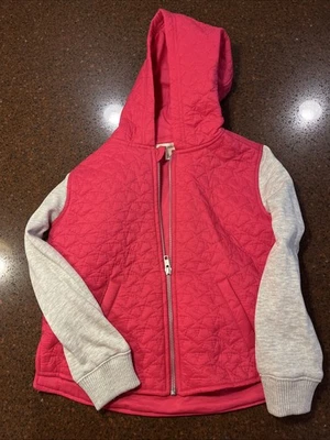 Chaqueta con capucha rosa Tucker + Tate Girls talla 6 Foto 1 de 4