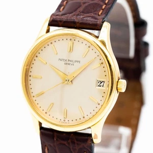 Patek Philippe Calatrava Ref. 3998 750 Gelbgold Handaufzug 33,5mm mit Papiere - Bild 1 von 4