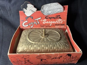 Kuhlman Xavier Cugat Canasta Basquette 2 mazzi vassoio girevole per carte plastica in SCATOLA - Foto 1 di 12