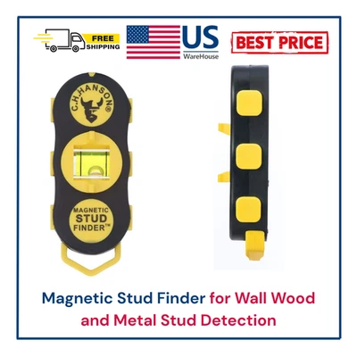 Buscador de pernos magnéticos para detección de pernos de madera y metal de pared Foto 1 de 4