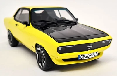 Otto 1/18 - Opel Manta GSE Elektromod Yellow 2021 Resin Model Car - Image 1 of 4